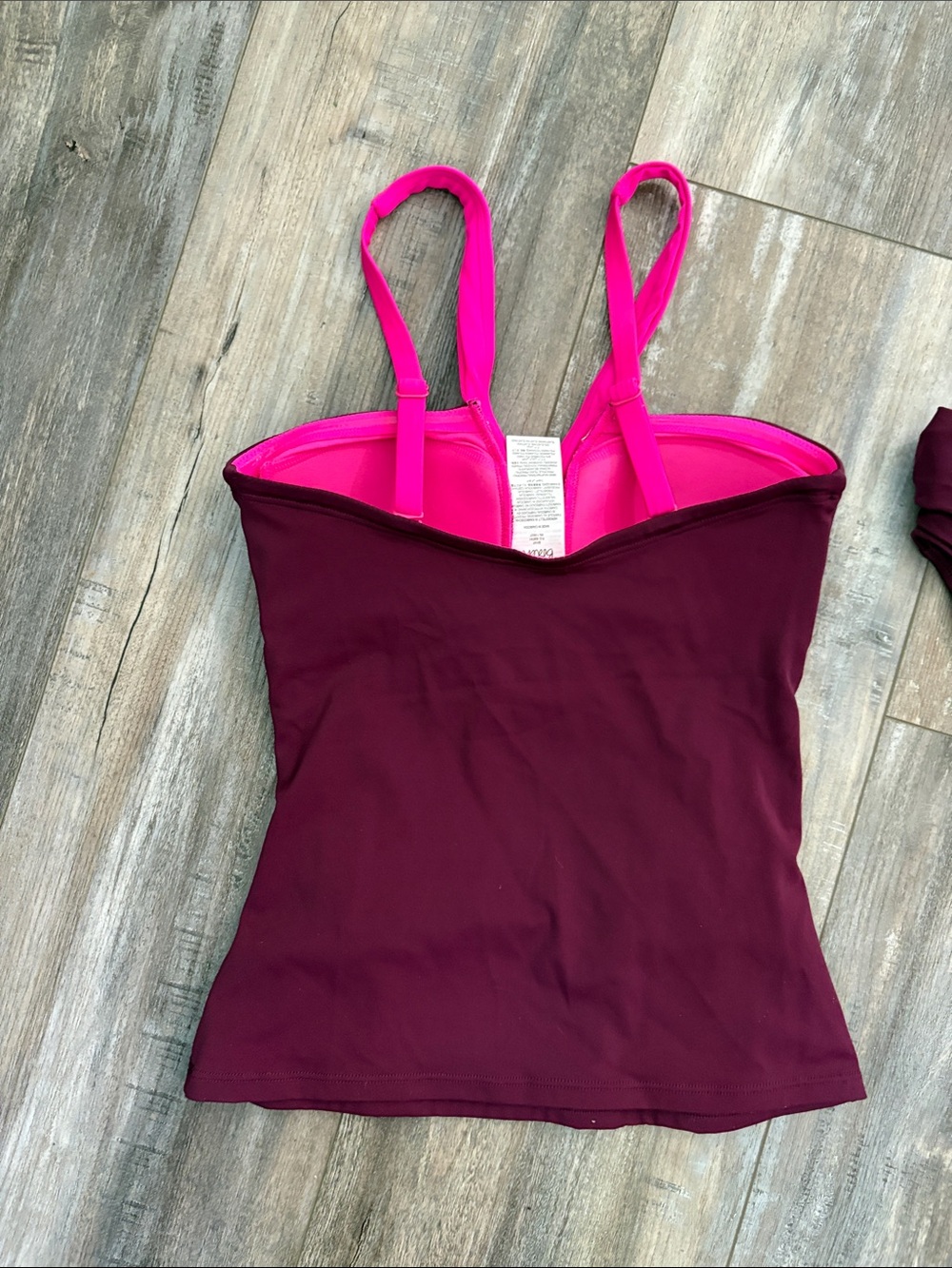 Boden Corsica V-neck swim tankini & bikini US 4 - Picture 6 of 10